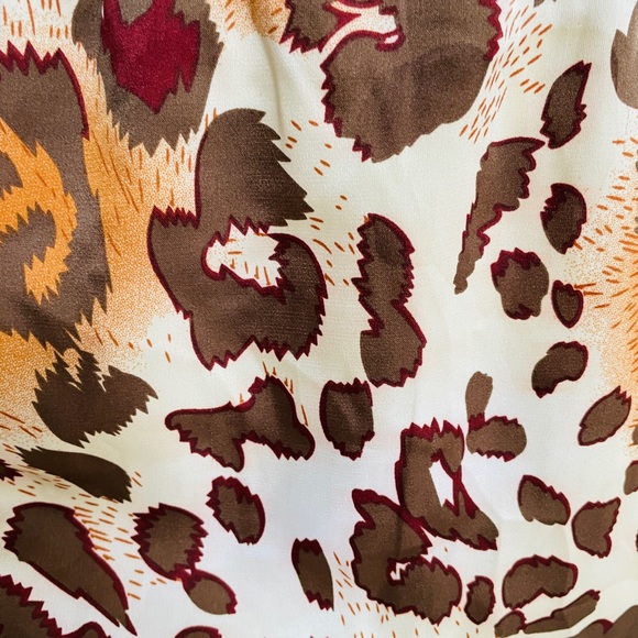 ACOA Chic LEOPARD Print Drawstring Wiggle SKIRT M - Picture 7 of 8